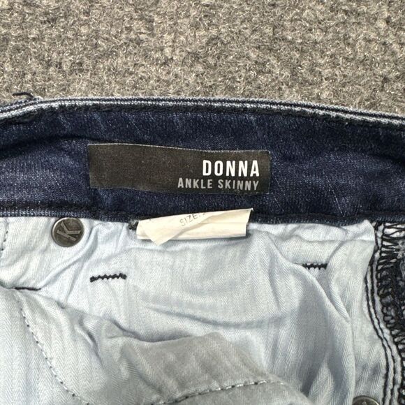 Women's Kut from the Kloth Medium Wash Mid Rise Donna Ankle Skinny Jeans sz 2‎ - Picture 6 of 8